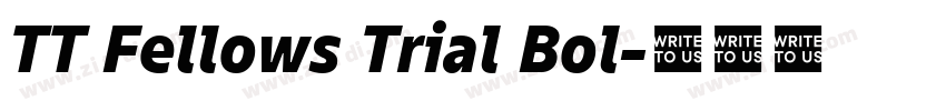 TT Fellows Trial Bol字体转换